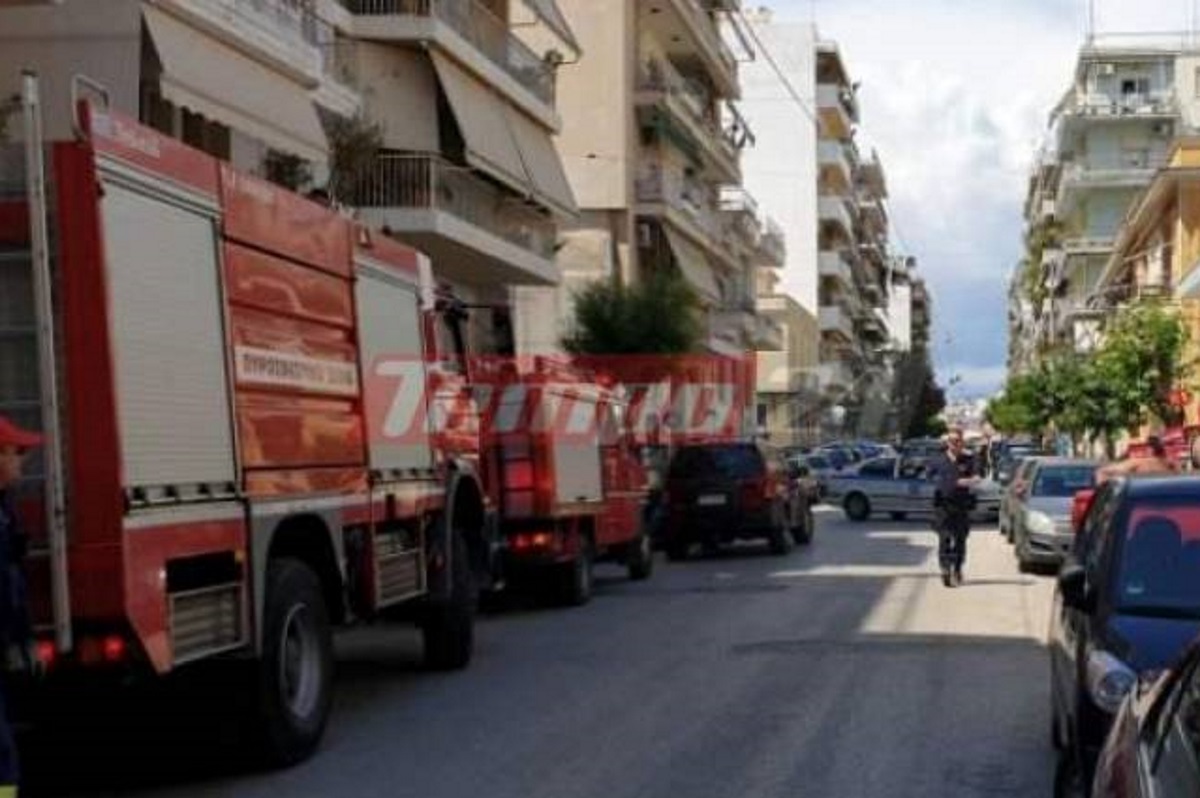 Πάτρα: Μια γυναίκα στο νοσοκομείο από φωτιά σε σπίτι