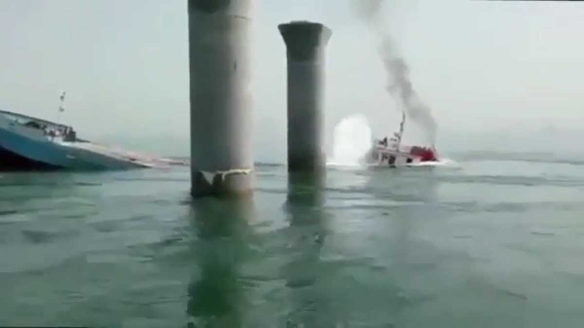 Μυστήριο με ιρανικό πλοίο που βυθίστηκε στα χωρικά ύδατα του Ιράκ – Ένας νεκρός (vid)