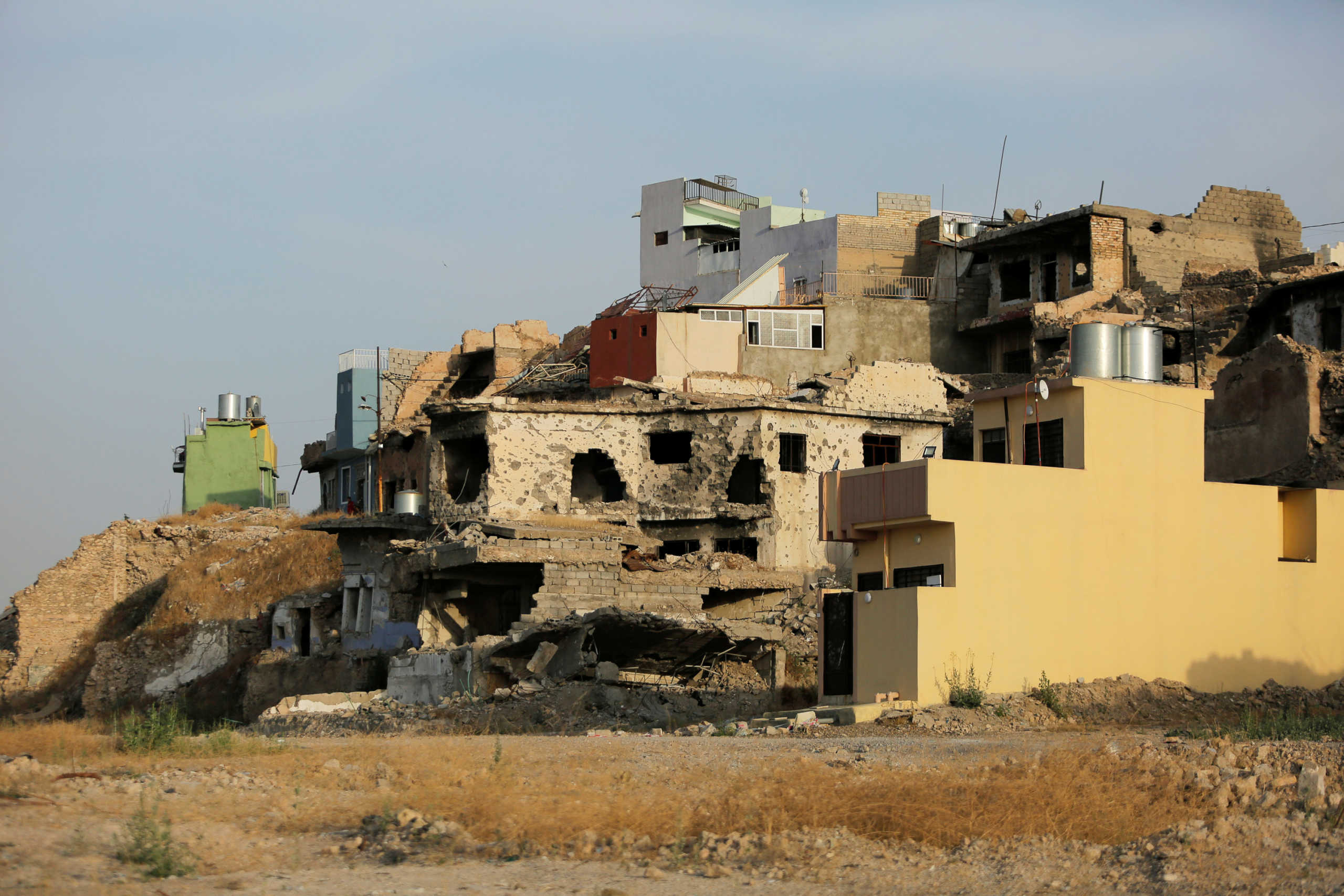 A view shows the destroyed houses in the old city of Mosul, Iraq June 1, 2020. Picture taken June 1, 2020.  REUTERS