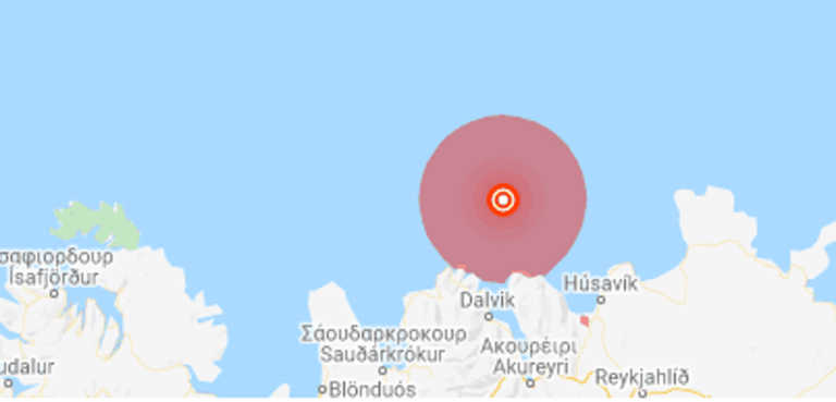 Σεισμός 5,4 Ρίχτερ στην Ισλανδία