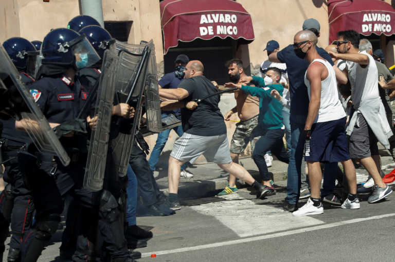 Ρώμη: Επίθεση νεοναζί σε δημοσιογράφους και αστυνομικούς! 8 τραυματίες (pics)