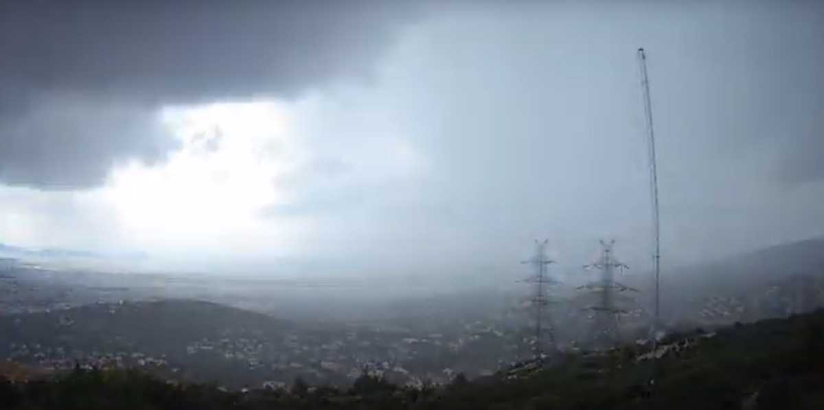 Καιρός: Εντυπωσιακό timelapse video από την σφοδρή καταιγίδα που χτύπησε την Αττική