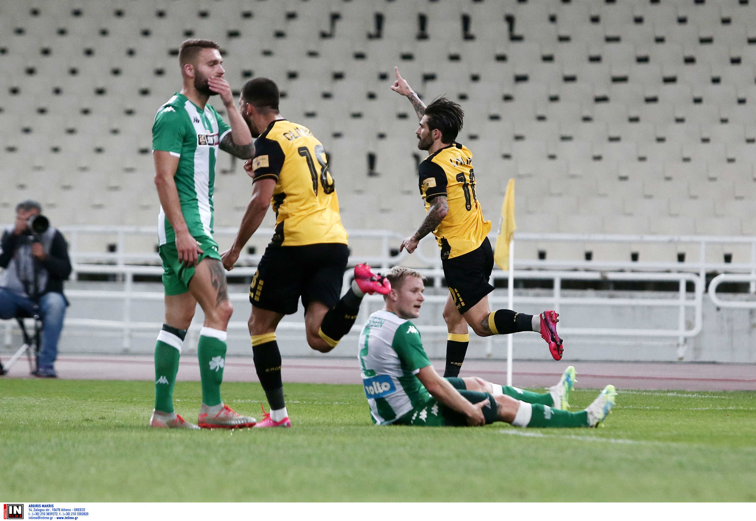 ΑΕΚ – Παναθηναϊκός 1-1 ΤΕΛΙΚΟ