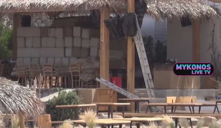 Μύκονος: Οι εικόνες μετά το λουκέτο σε πασίγνωστο beach bar λόγω συνωστισμού! Τα μάζεψαν οι ιδιοκτήτες (Βίντεο)