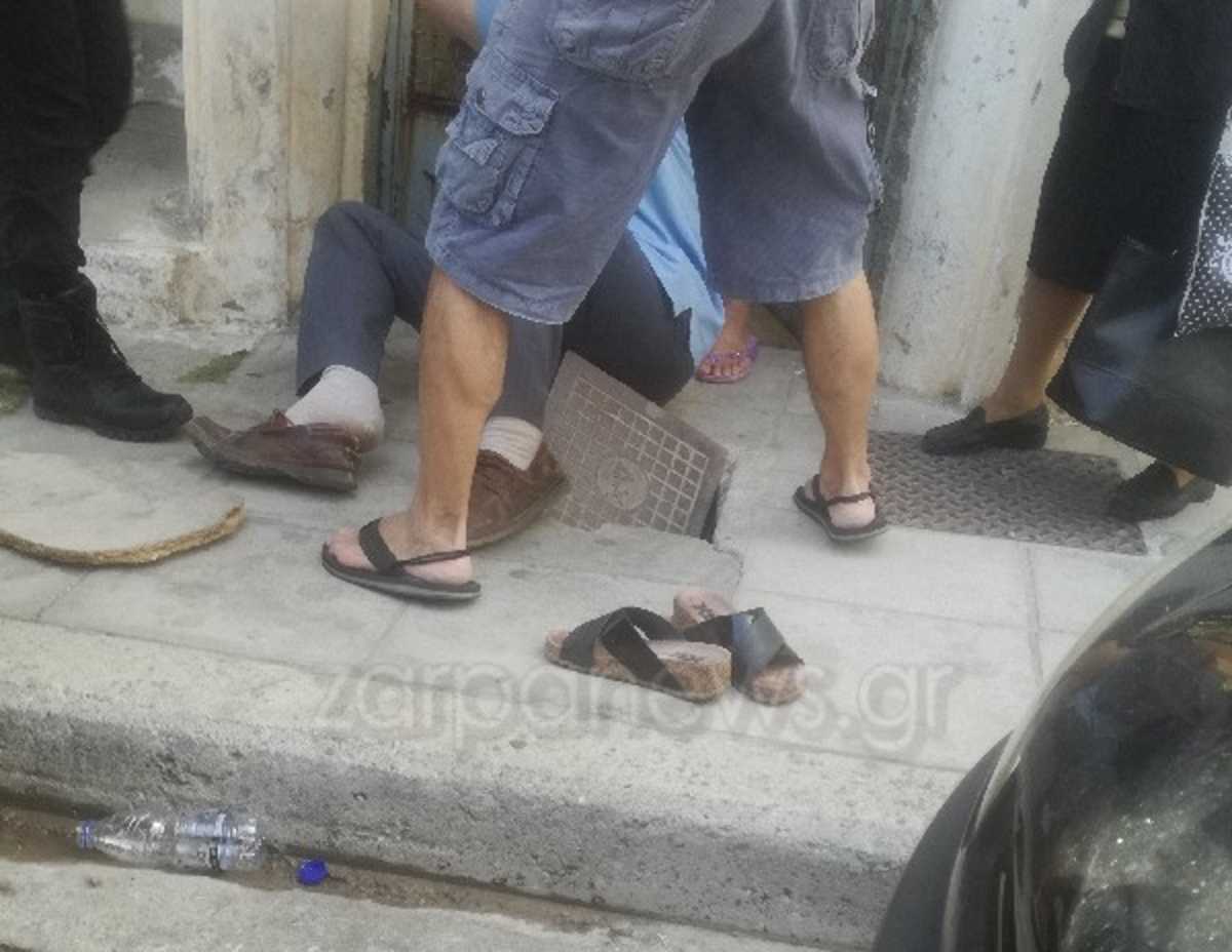 Χανιά: Πάτησε στο σημείο που δεν έπρεπε και έσπασε το πόδι της! Χαμός στο κέντρο της πόλης (Φωτό)