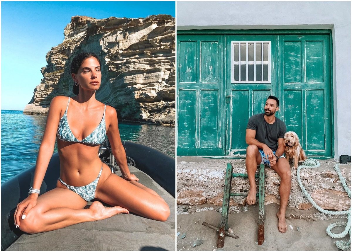 Σάκης Τανιμανίδης – Χριστίνα Μπόμπα: Πέρασαν ένα ρομαντικό weekend στη Σαντορίνη! [pics,video]