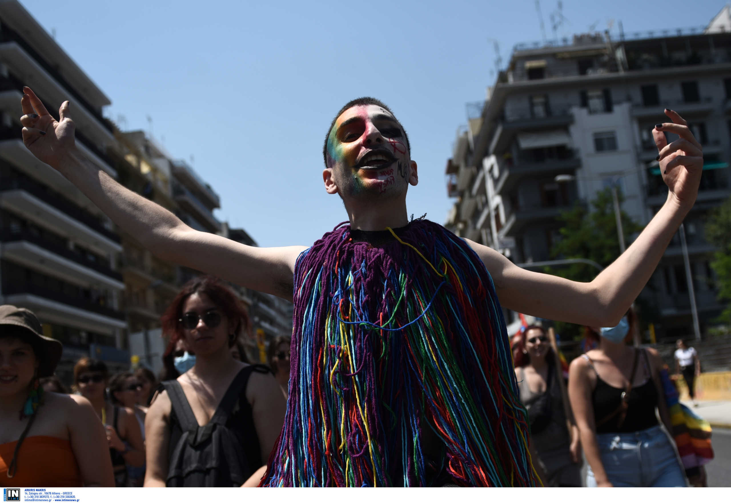 Η πορεία κατά των διακρίσεων του 4ου Thessaloniki Pride