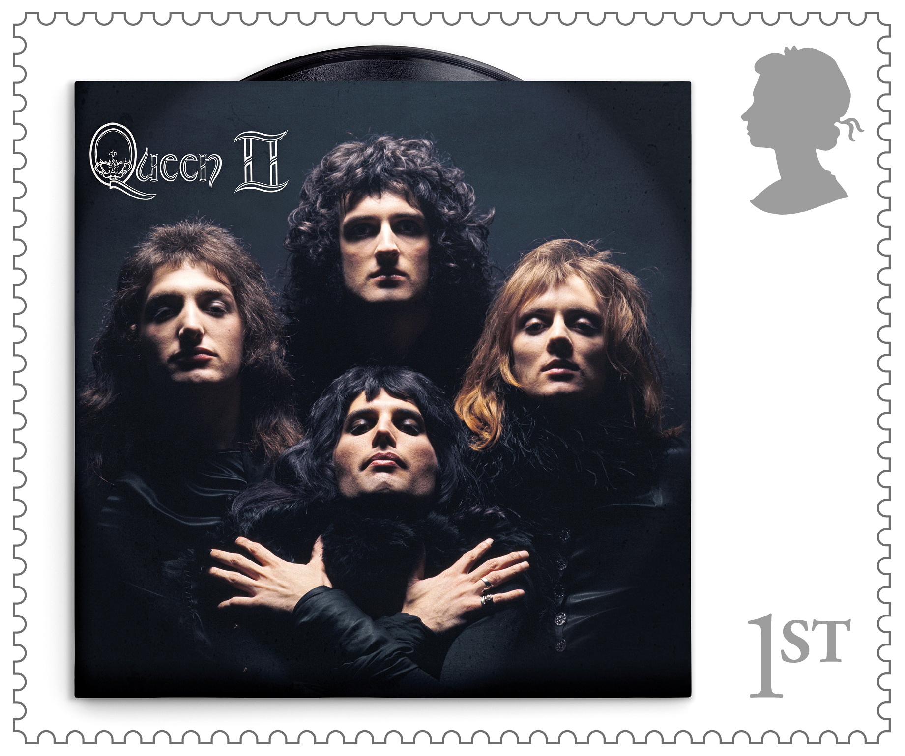 A design for one of a series of stamps issued by Royal Mail as a tribute to the band Queen is seen in this handout image obtained by Reuters on July 23, 2020. Royal Mail