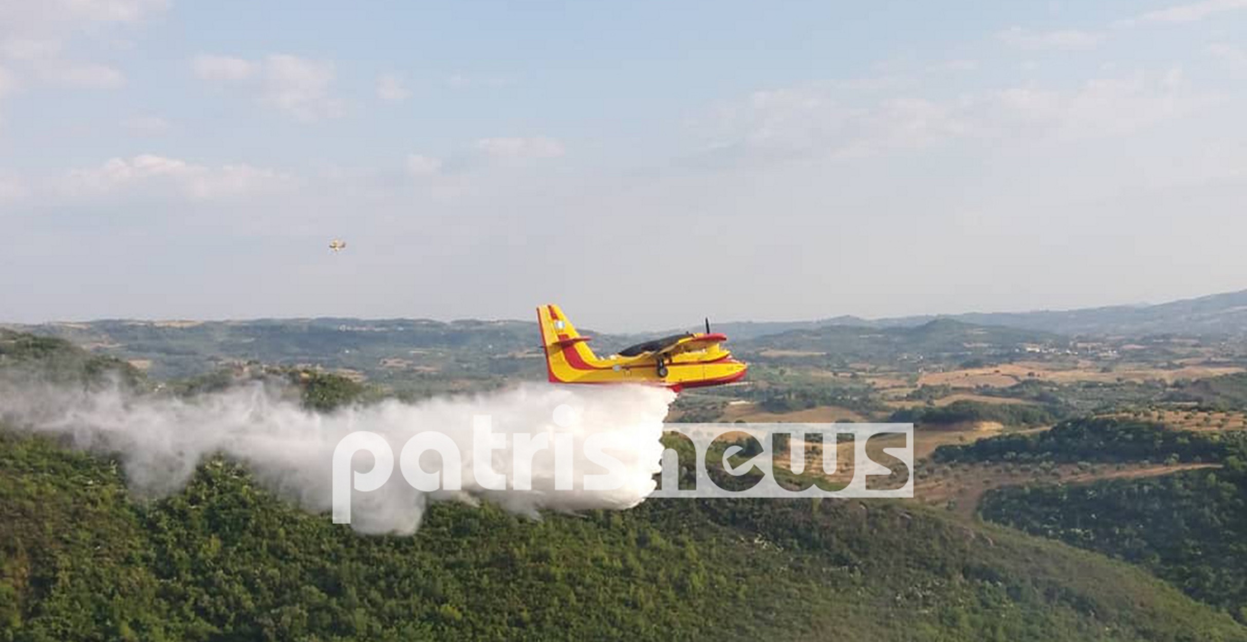 Hλεία: Νέα φωτιά στα Ζαχαραίικα Αρχαίας Ολυμπίας (pic)