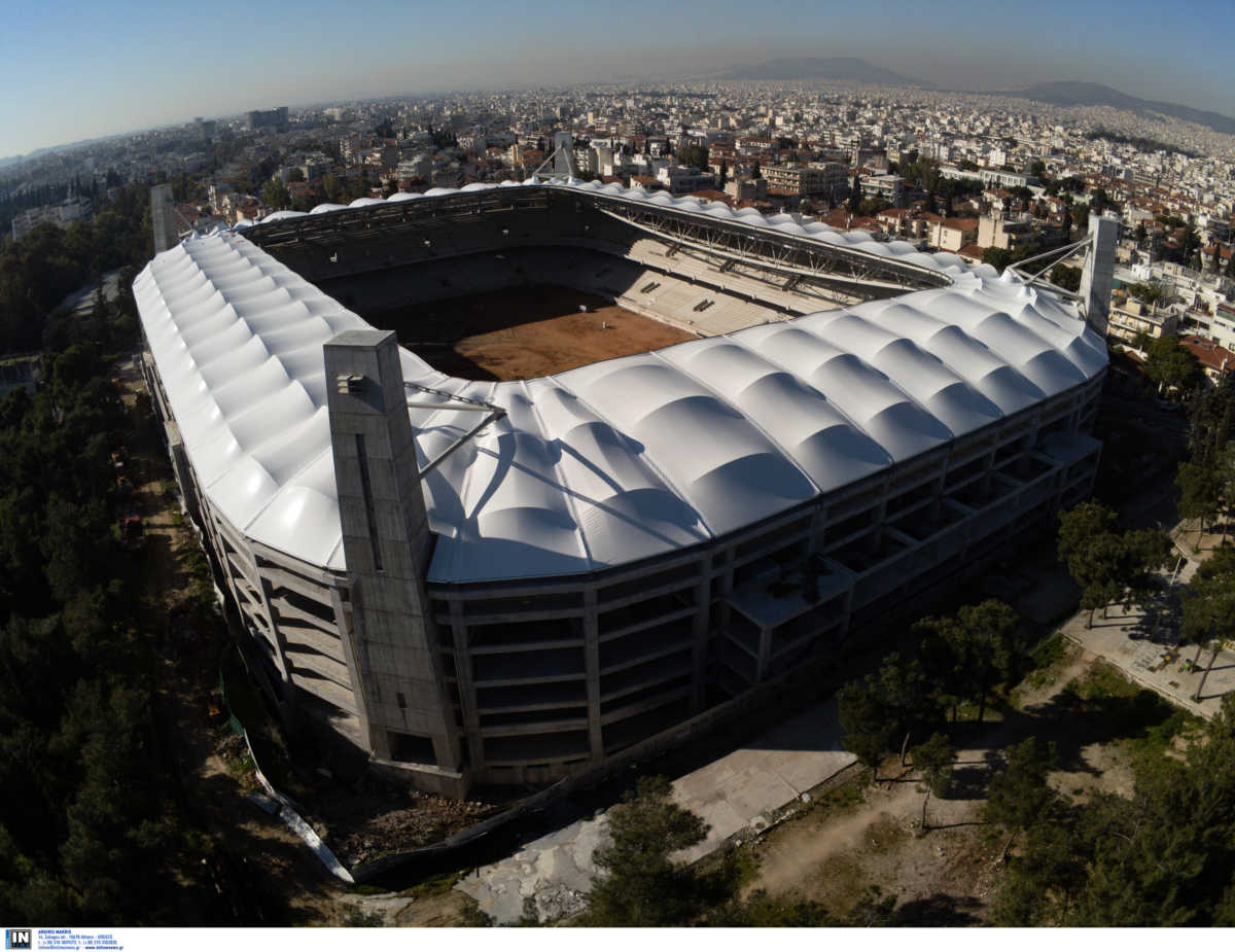 Γήπεδο ΑΕΚ: Νέα πλάνα με drone από την «Αγιά Σοφιά»