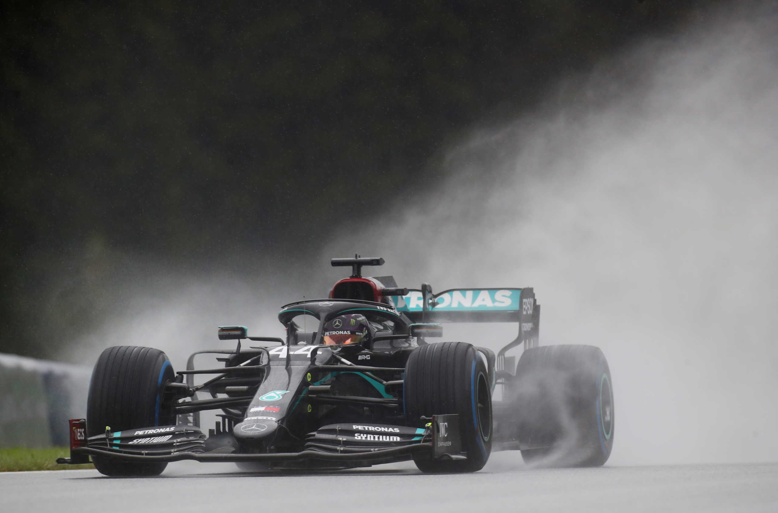 Formula One F1 - Steiermark Grand Prix - Red Bull Ring, Spielberg, Styria, Austria - July 11, 2020  Mercedes' Lewis Hamilton in action during qualifying, following the resumption of F1 after the outbreak of the coronavirus disease (COVID-19)   Mark Thompson