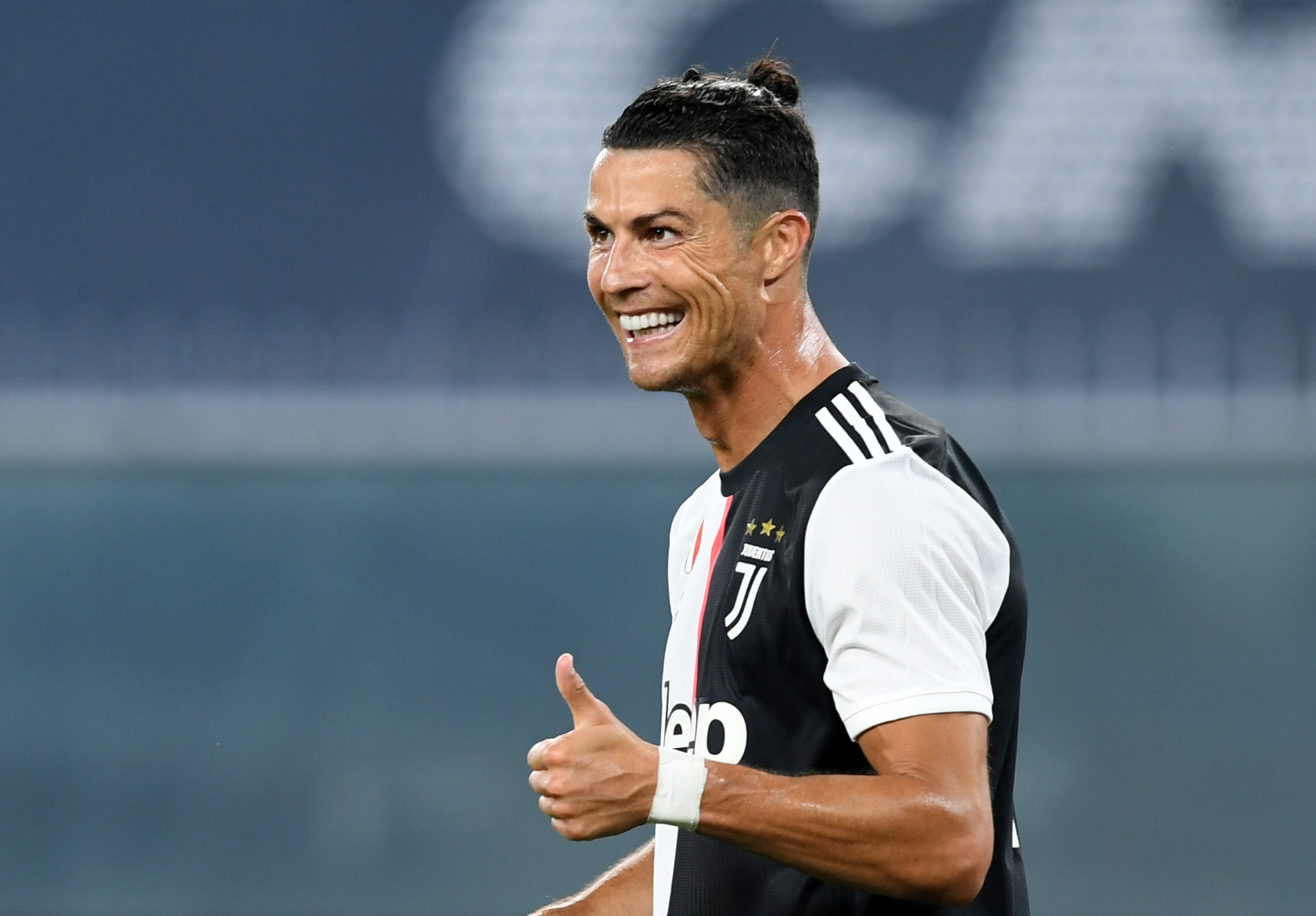 Soccer Football - Serie A - Genoa v Juventus - Stadio Comunale Luigi Ferraris, Genoa, Italy - June 30, 2020  Juventus' Cristiano Ronaldo reacts, as play resumes behind closed doors following the outbreak of the coronavirus disease (COVID-19)   REUTERS