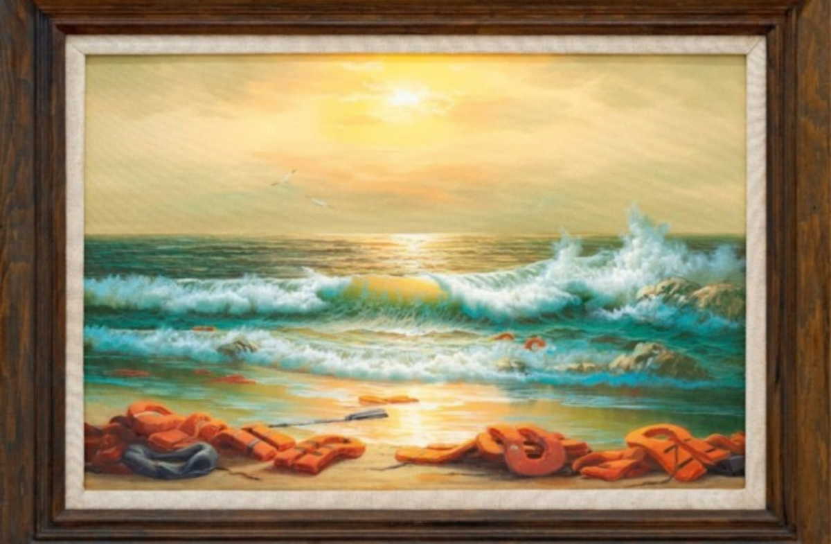 Ο Bansky δώρισε έργα του αξίας 1,2 εκατ λιρών για βοήθεια σε παλαιστινιακό νοσοκομείο