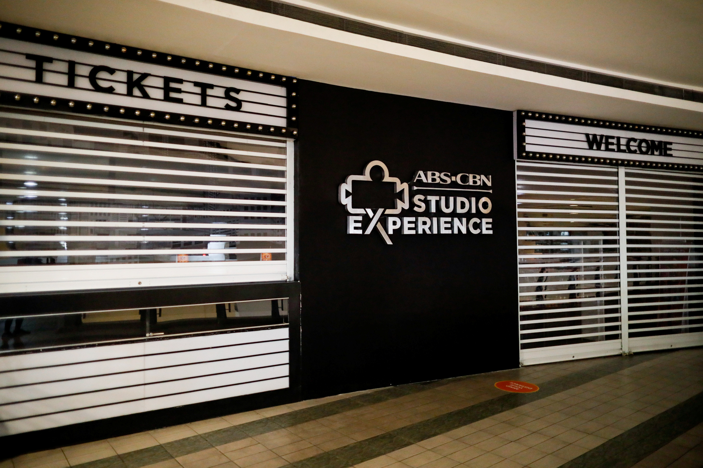 A cinema is pictured as it remains temporarily closed amid the coronavirus disease (COVID-19) outbreak, in Quezon City, Metro Manila, Philippines, July 8, 2020. REUTERS