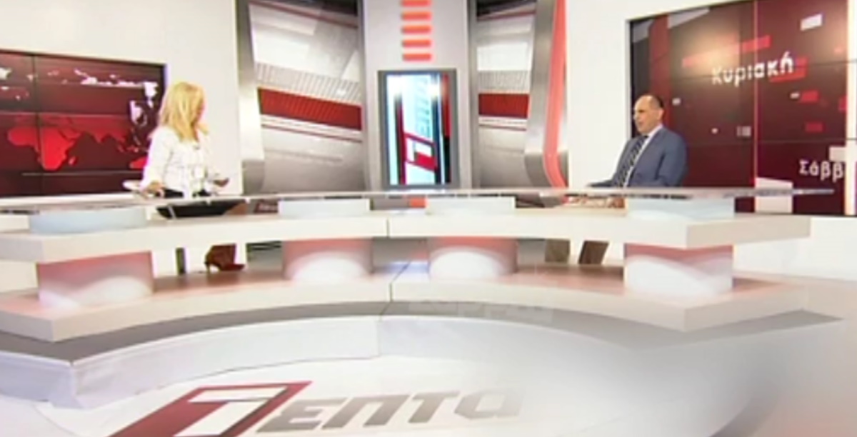 Απίστευτη ατάκα του Γιώργου Γεραπετρίτη στη Βάλια Πετούρη στην ΕΡΤ