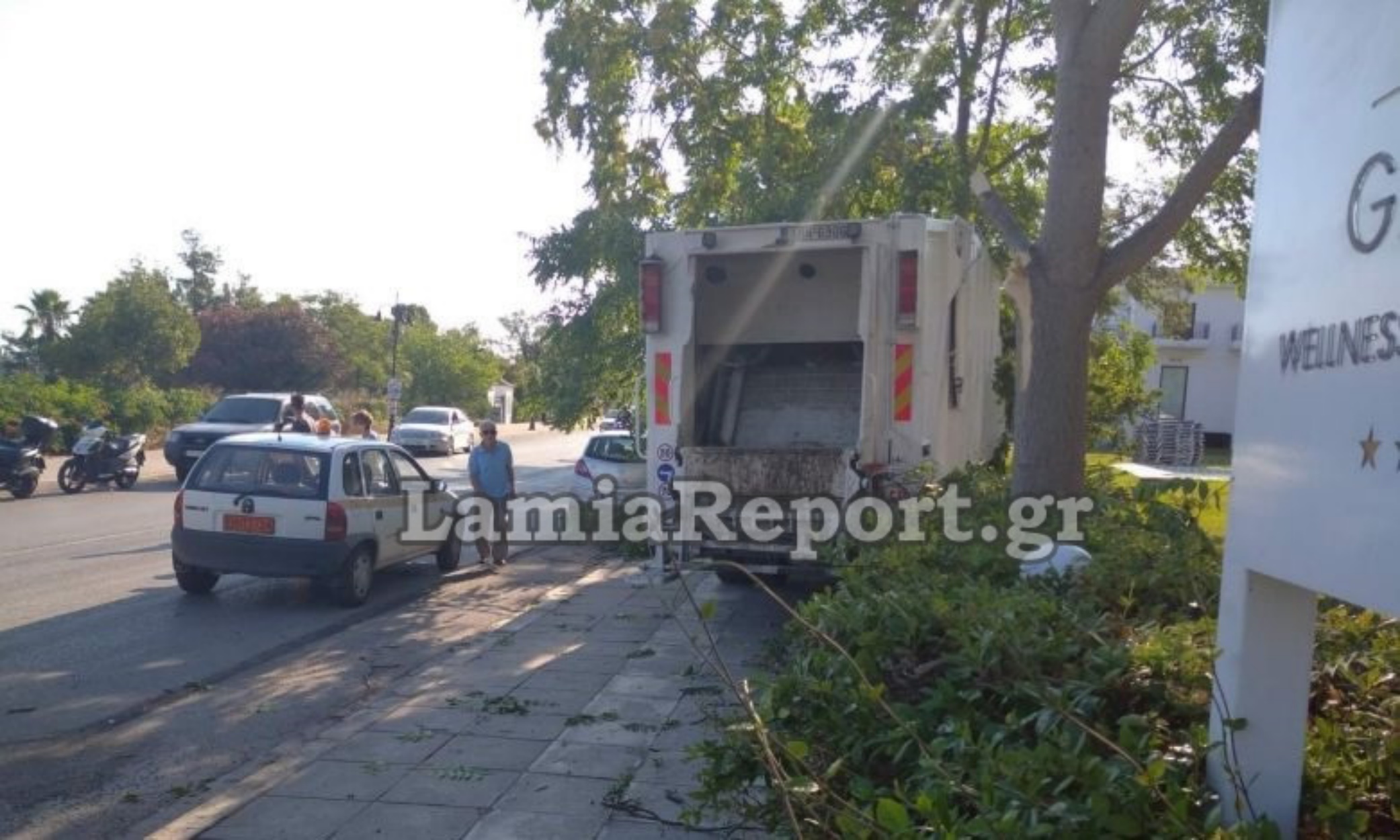 Καμένα Βούρλα: Σφήκα τσίμπησε αλλεργικό οδηγό απορριμματοφόρου και έγινε χαμός