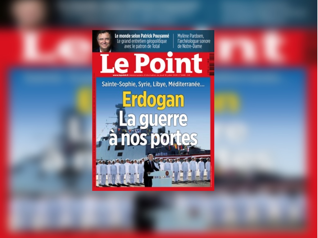 Le Point: Το εξώφυλλο – φωτιά για τον Ερντογάν: «Ο πόλεμος στο κατώφλι μας»