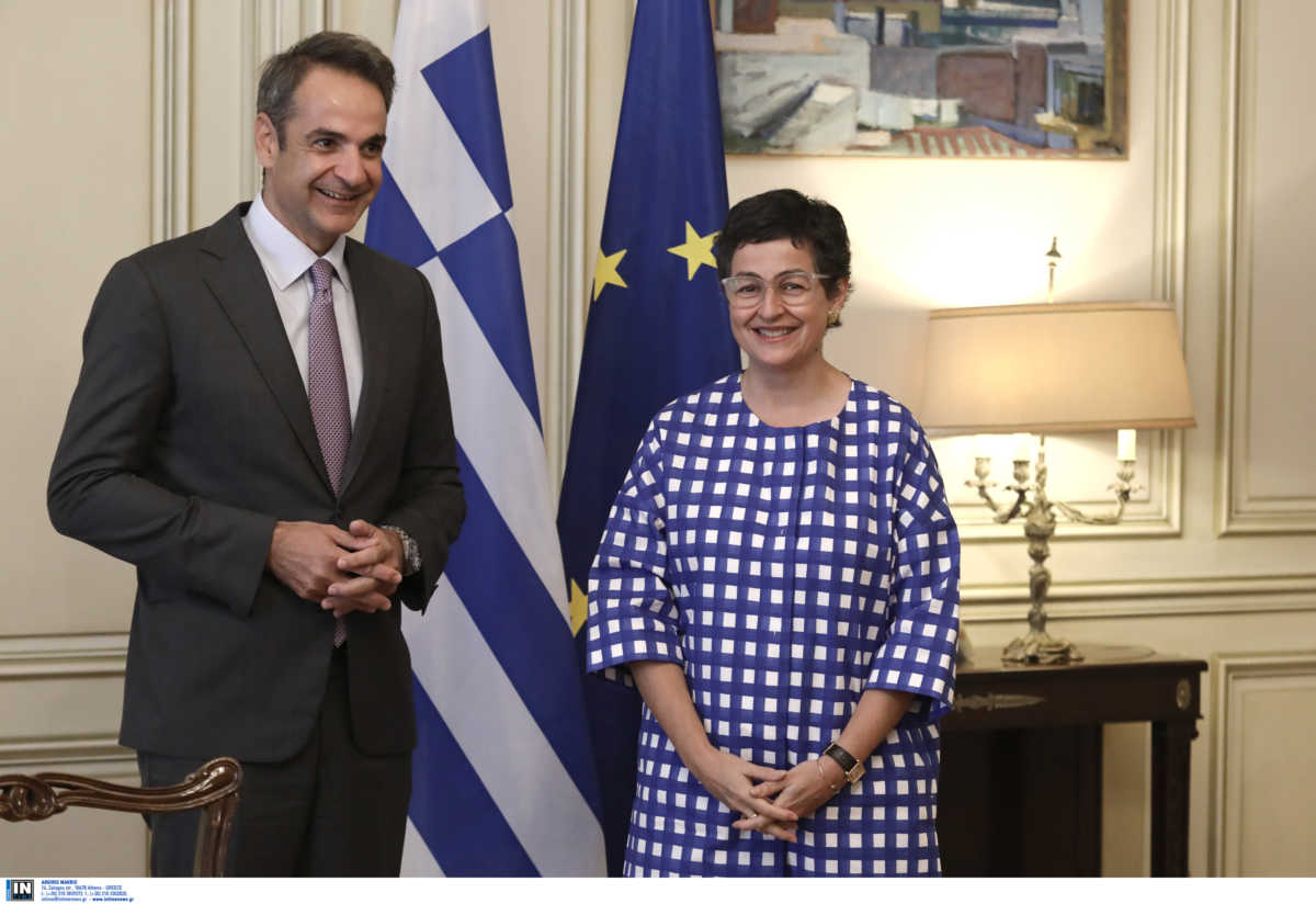 Η Τουρκία κυριάρχησε στην συνάντηση Μητσοτάκη με την Ισπανίδα υπουργό Εξωτερικών