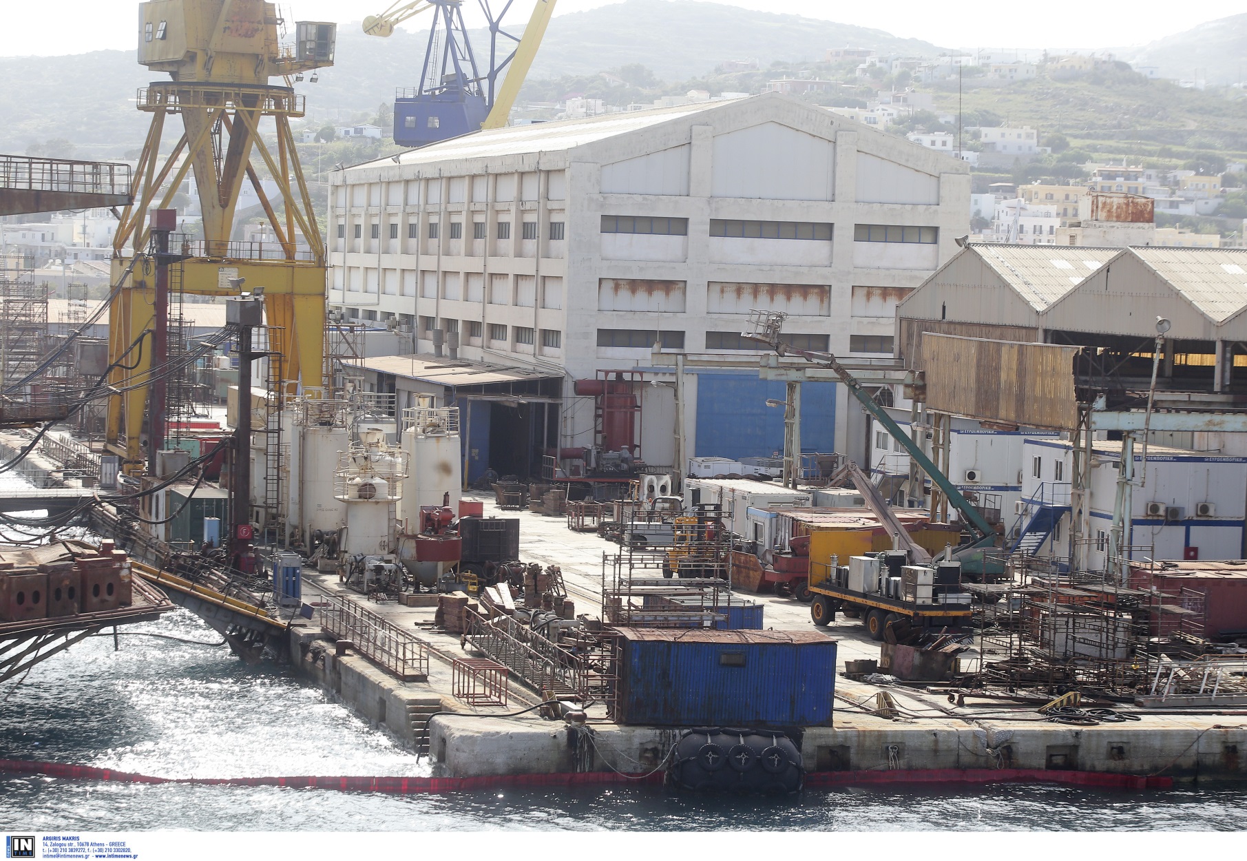 Σαλαμίνα: Εργατικό ατύχημα σε ναυπηγείο