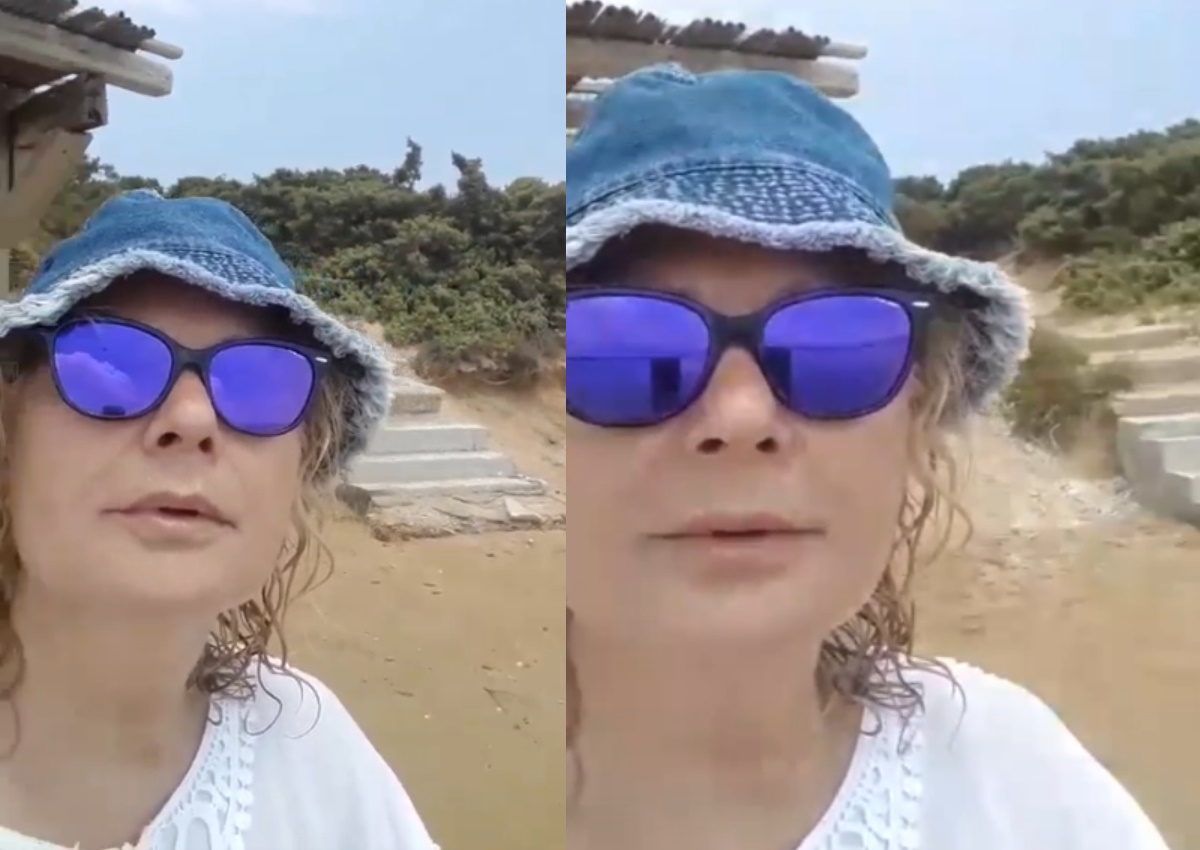 Αγγελική Νικολούλη: Χωρίς μακιγιάζ και με καλοκαιρινό look απολαμβάνει τις διακοπές της! [video]