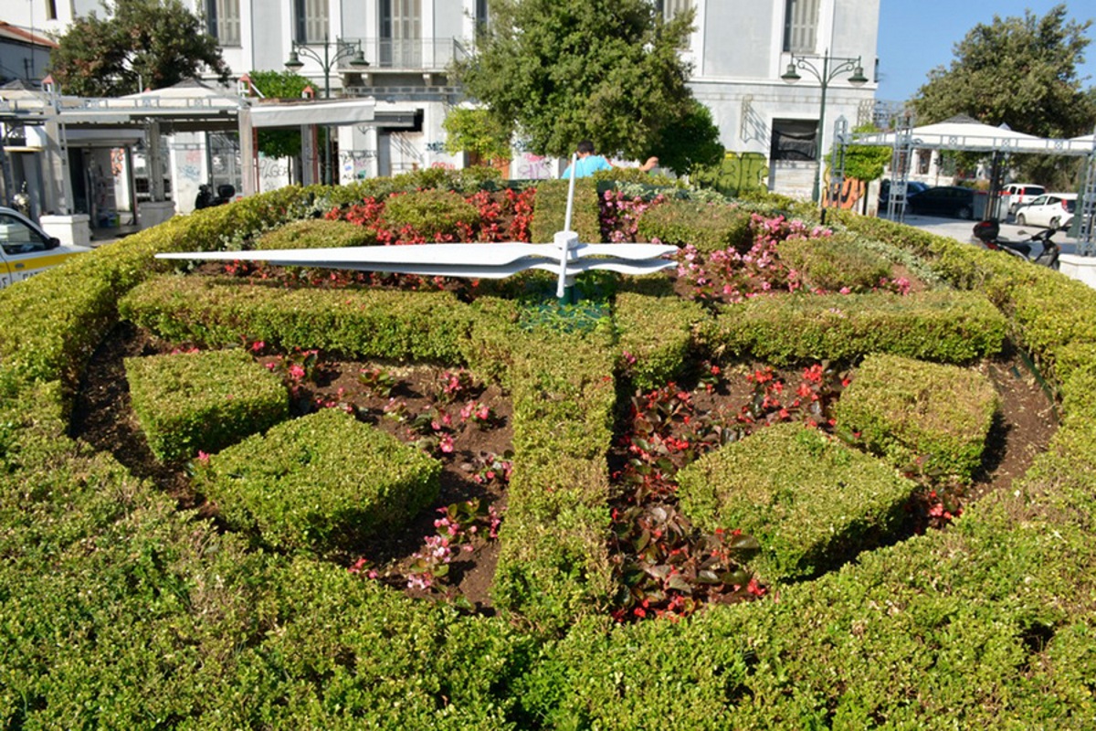 Eπαναλειτουργία του άνθινου ρολογιού της Πάτρας, Τετάρτη 15 Ιουλίου 2020 ΑΠΕ-ΜΠΕ