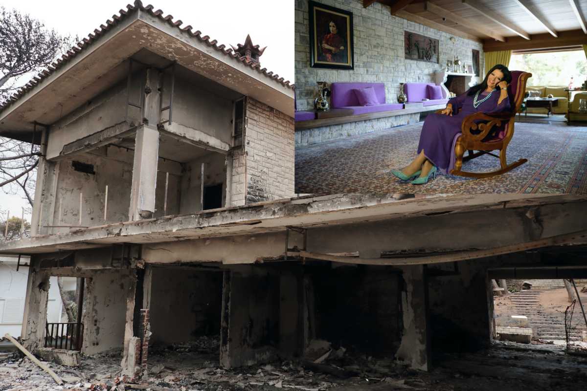 Ζωζώ Σαπουντζάκη: Οι μνήμες από την καταστροφική πυρκαγιά στην Κινέτα την «στοιχειώνουν» (pics)