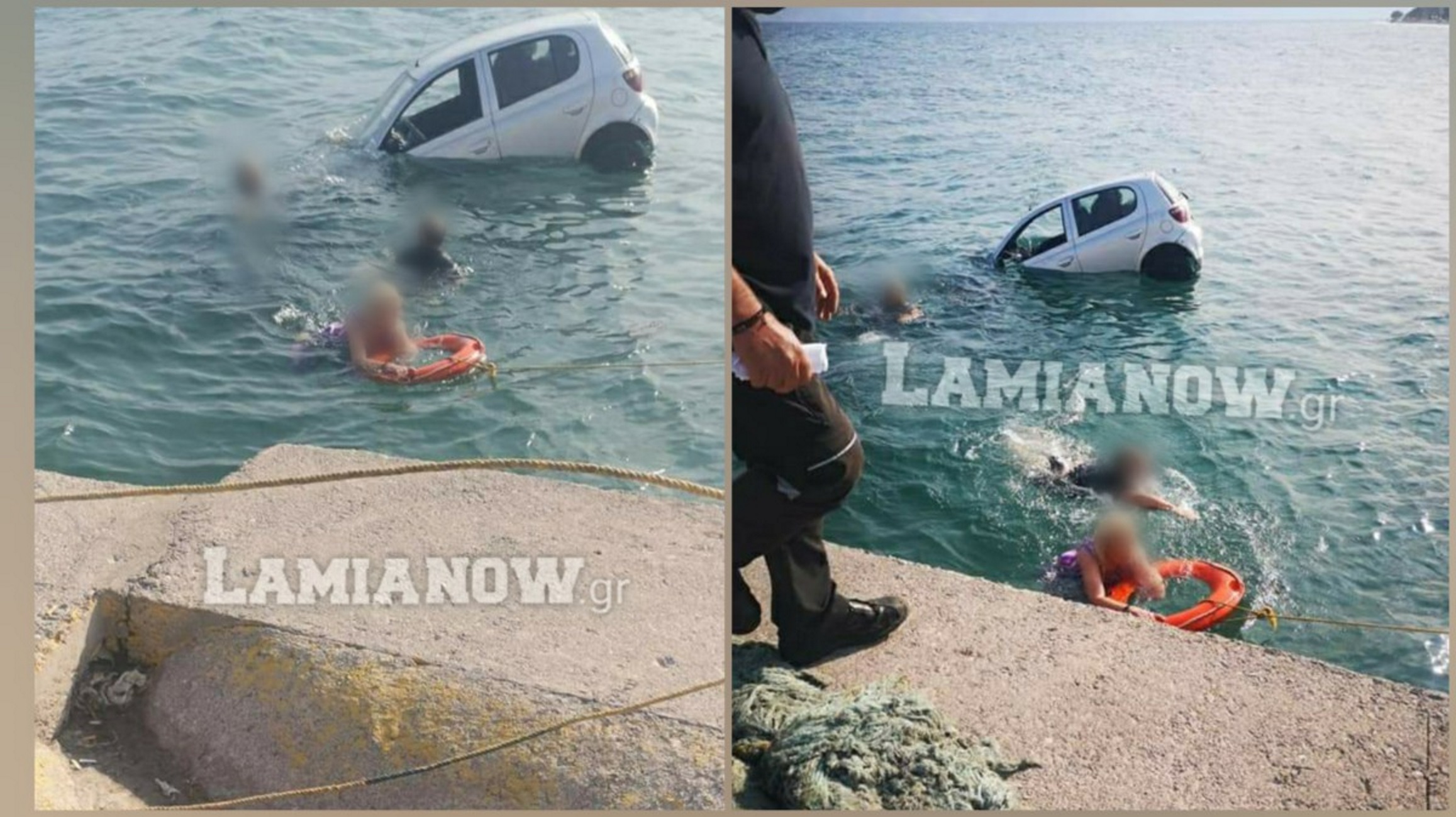 Φθιώτιδα: Πήγαν να μπουν στο πλοίο και βρέθηκαν στη θάλασσα! Απίθανες εικόνες στο λιμάνι (Φωτό)