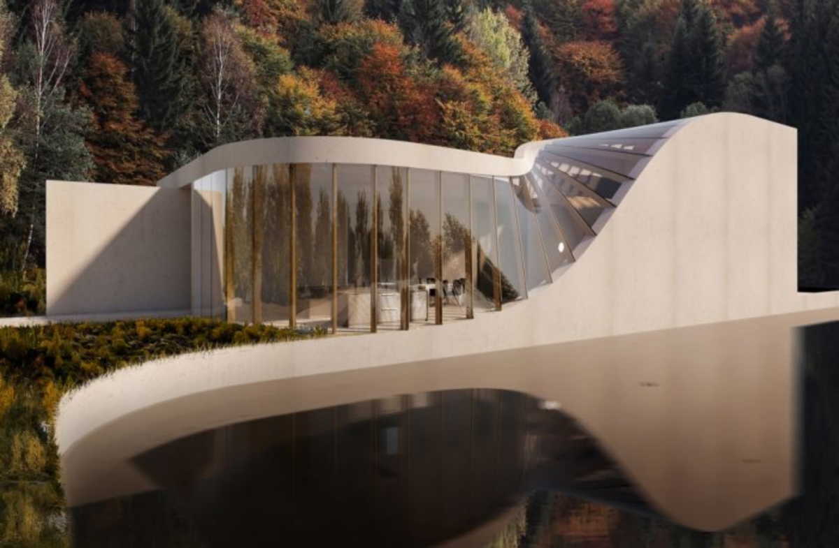 Ένα πανέμορφο σπίτι που νομίζεις ότι αναδύεται από το νερό!