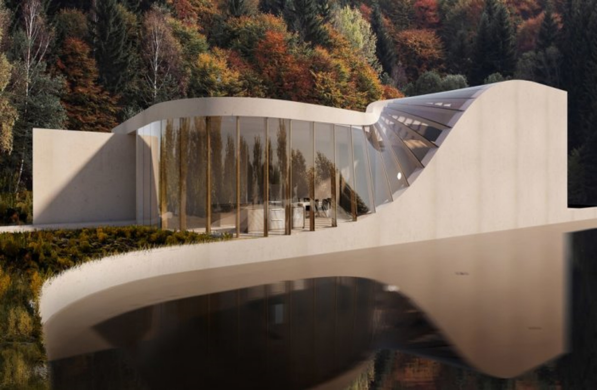 Ένα πανέμορφο σπίτι που νομίζεις ότι αναδύεται από το νερό!