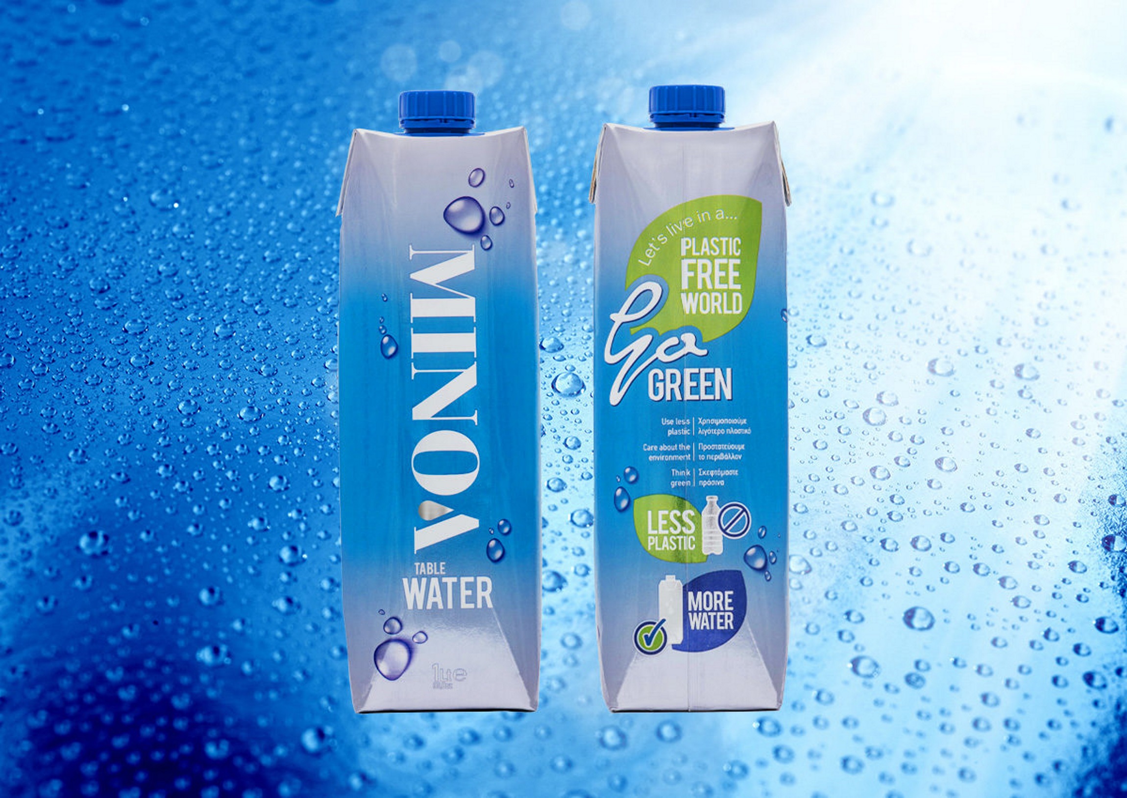 Το νερό του φετινού καλοκαιριού έρχεται σε χάρτινη συσκευασία!