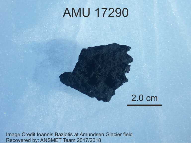 Τα μυστικά του μετεωρίτη AMU 17290 αποκαλύπτουν Έλληνες επιστήμονες