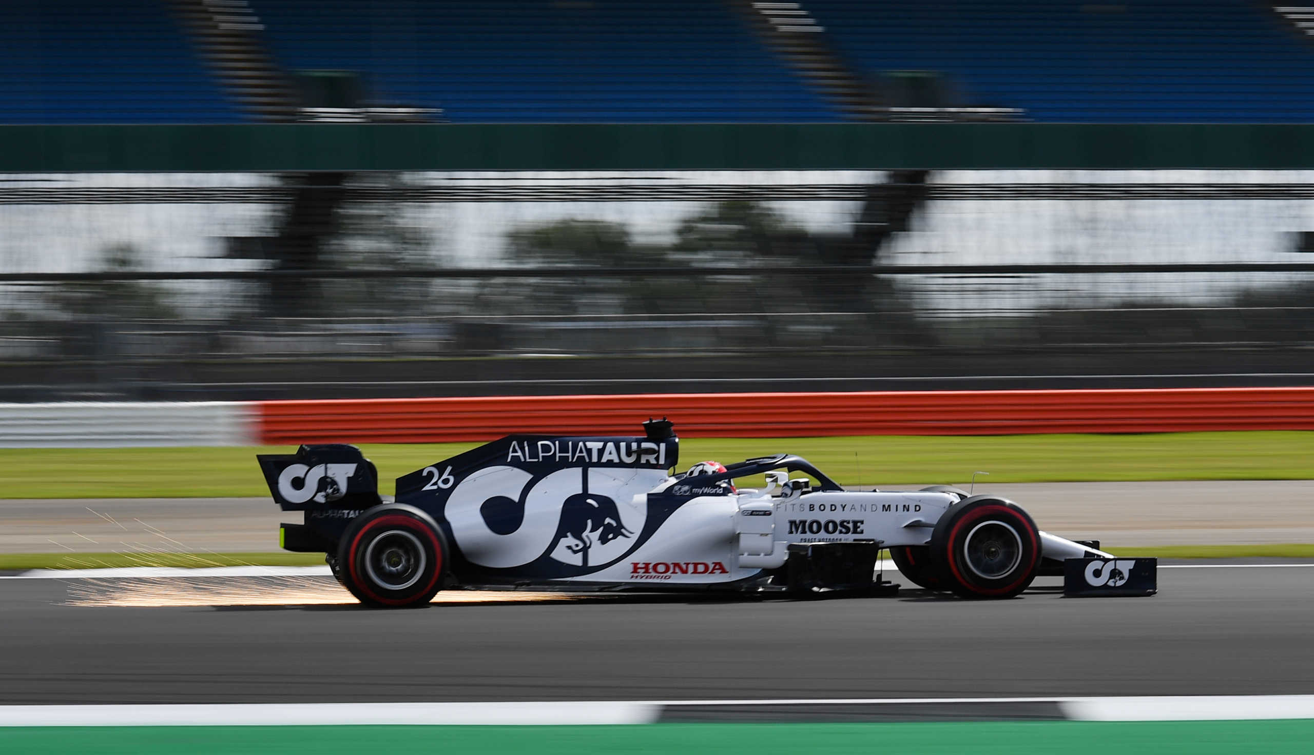Formula One F1 - British Grand Prix - Silverstone Circuit, Silverstone, Britain - August 1, 2020   AlphaTauri's Daniil Kvyat in action during practice   Ben Stansall