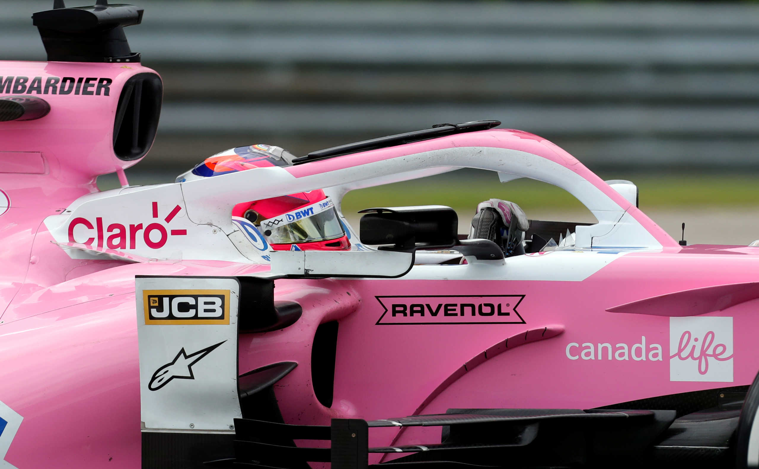Formula One F1 - Hungarian Grand Prix - Hungaroring, Budapest, Hungary - July 19, 2020   Racing Point's Sergio Perez in action during the race   Darko Bandic