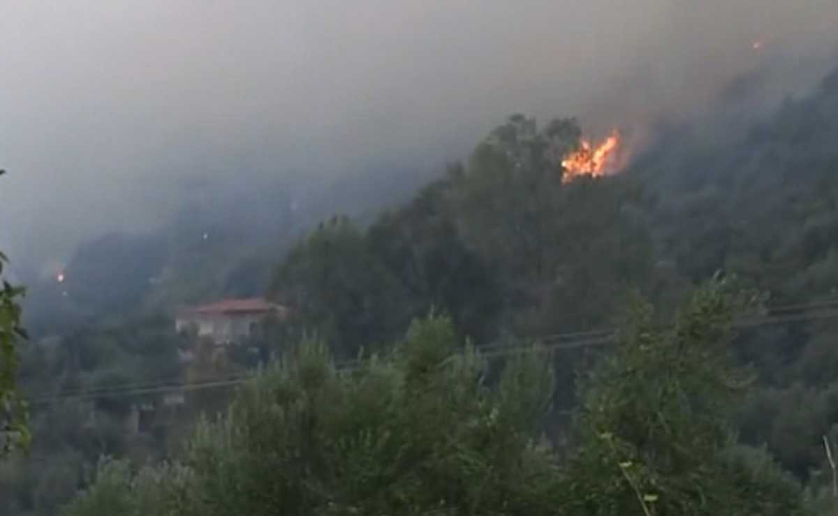 Φωτιά στη Μάνη: Διάσπαρτες εστίες – Μήνυμα του “112” στους κατοίκους