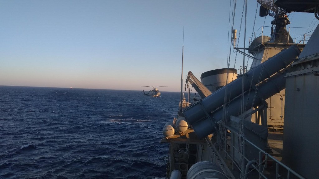 ΓΕΝ: Συνεκπαίδευση της φρεγάτας “ΨΑΡΑ” με Γερμανικό και Ισπανικό πλοίο στο Αιγαίο (pics)