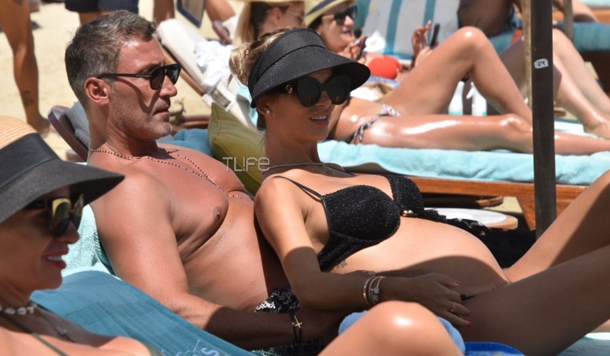 Διακοπές στην Μύκονο με τον Κύπριο μεγιστάνα σύζυγό της για την Ελληνίδα καλλονή! Φωτογραφίες
