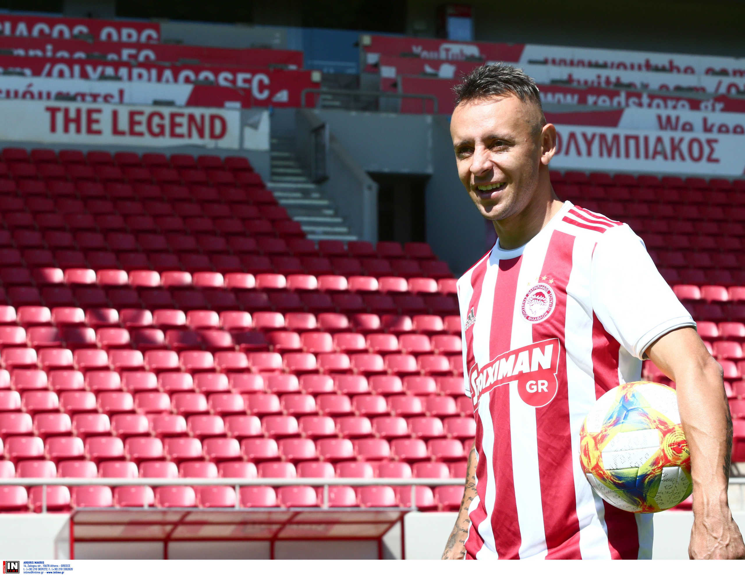 Ολυμπιακός: Τα πρώτα κόλπα του Ραφίνια με την μπάλα στο “Γ. Καραϊσκάκης” (vid)