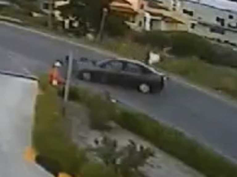Κρήτη: Φοβερό τροχαίο στην κάμερα! Το κράνος έσωσε τη ζωή του οδηγού της μηχανής (Βίντεο ντοκουμέντο)