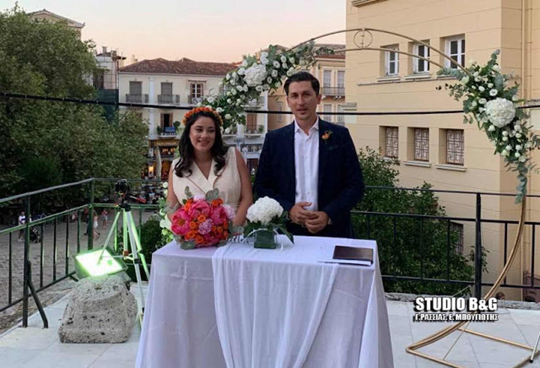 Παντρεύτηκε στο Ναύπλιο ο Παύλος Χρηστίδης
