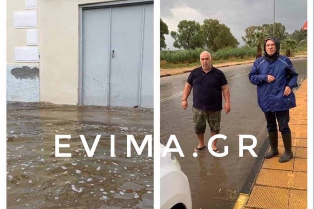 Ιανός: Πλημμύρισε και η Ερέτρια (pics)
