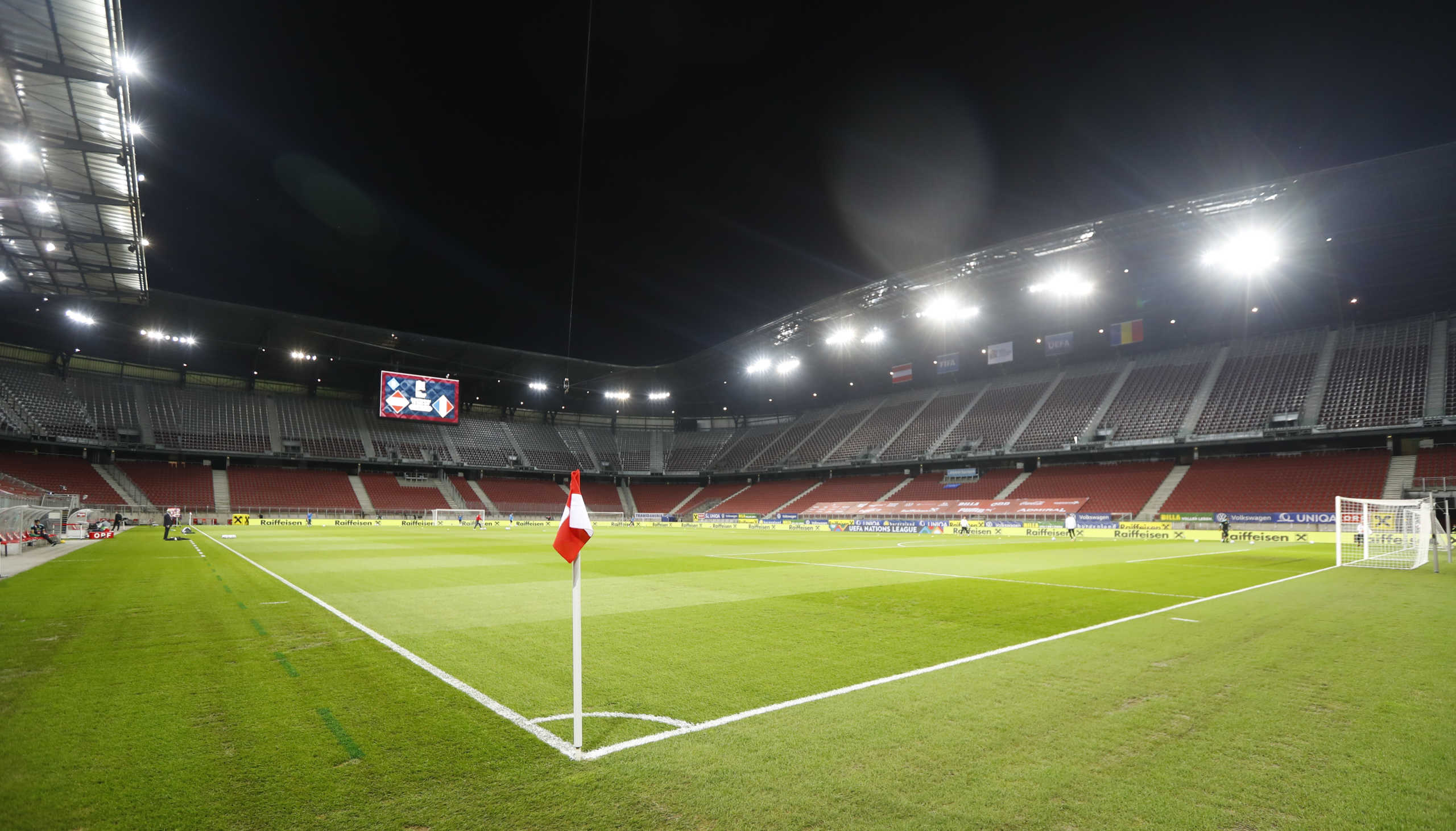 Soccer Football - UEFA Nations League - League B - Group 1 - Austria v Romania - Worthersee Stadion, Klagenfurt, Austria - September 7, 2020   General view inside the stadium before the match REUTERS
