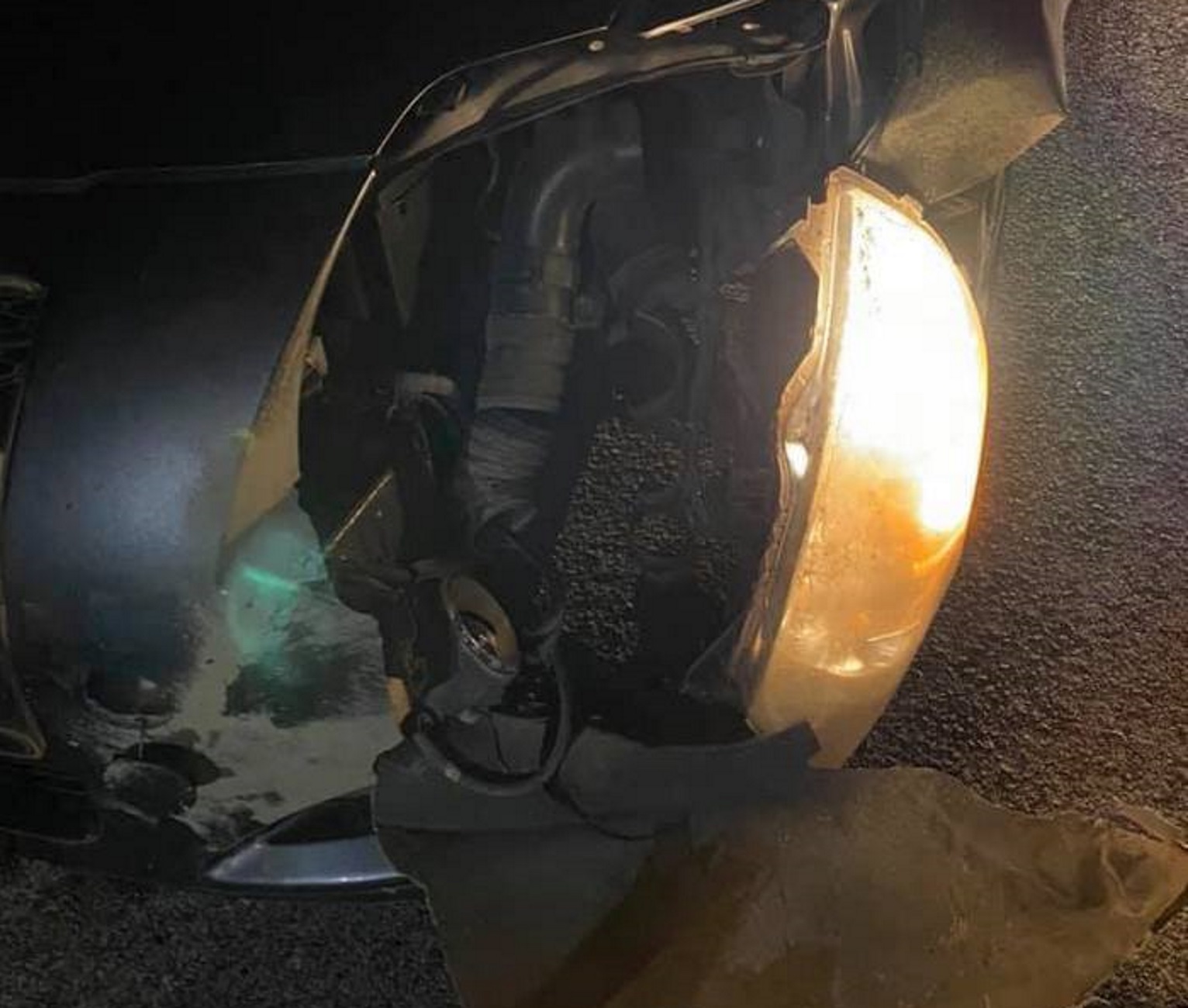 Εθνική Οδός: Κοπάδι από αγριογούρουνα διέλυσε αυτοκίνητο! Ο οδηγός βγήκε και είδε αυτές τις εικόνες (Φωτό)