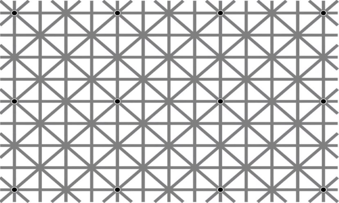 Πόσες μαύρες τελείες βλέπεις σε αυτήν τη φωτογραφία; Είναι 1 από 6 τρελές οφθαλμαπάτες!