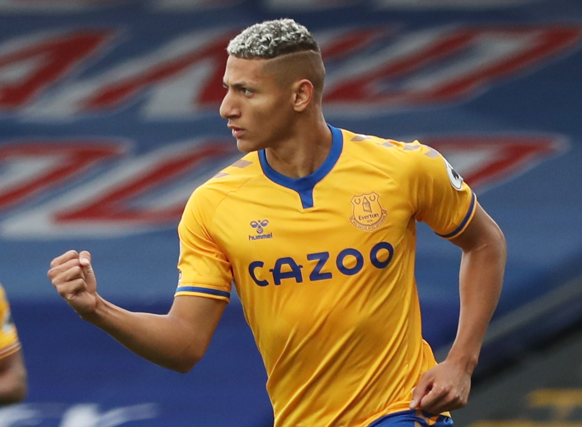 Soccer Football - Premier League - Crystal Palace v Everton - Selhurst Park, London, Britain - September 26, 2020 Everton's Richarlison celebrates scoring their second goal Pool via REUTERS