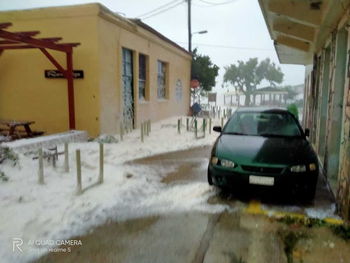 Ιθάκη – Ιανός: Απίστευτες εικόνες από το πέρασμα του μεσογειακού κυκλώνα – Δύσκολες ώρες για το νησί