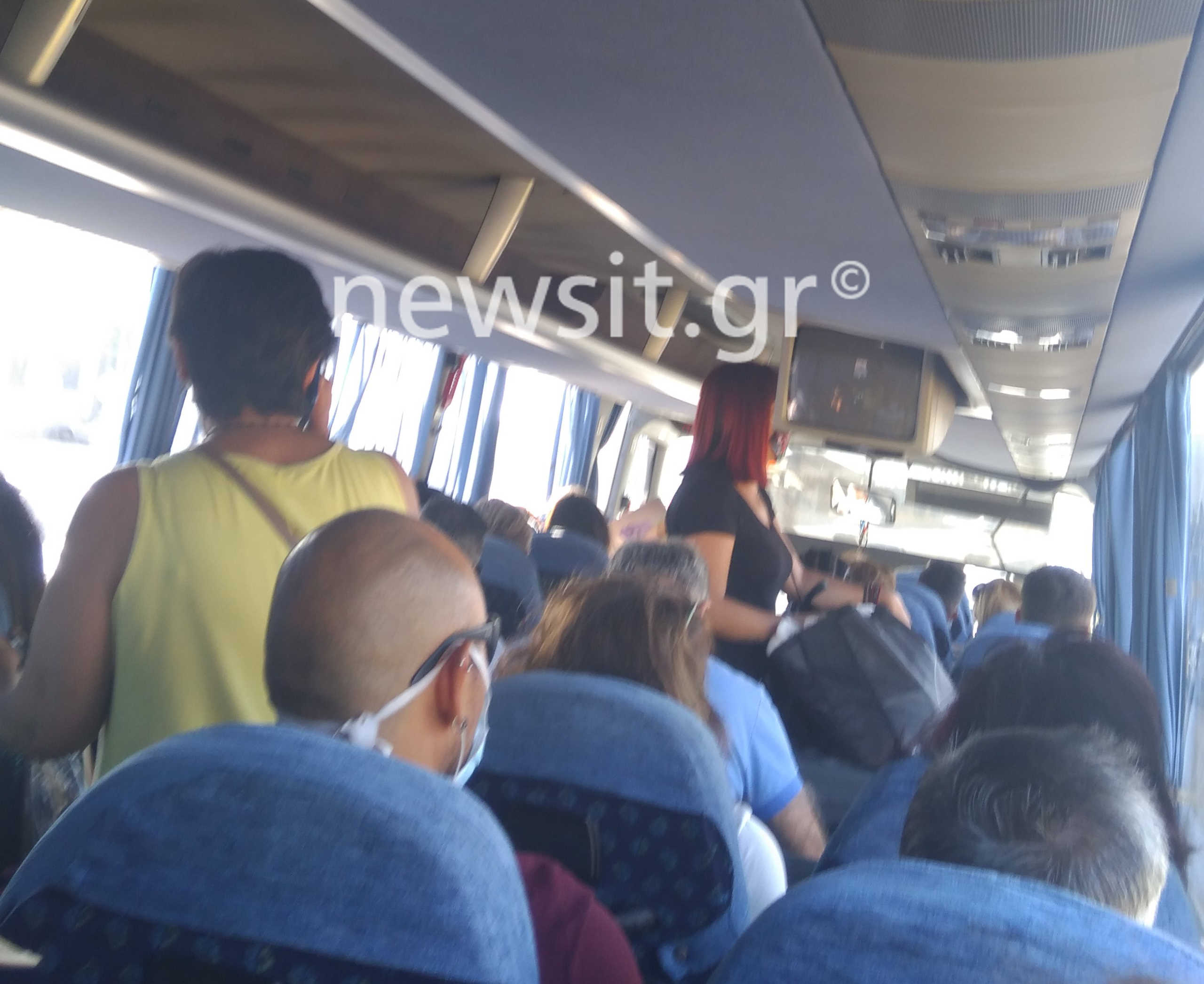 Καταγγελία στο newsit.gr: Τραγικές εικόνες σε ΚΤΕΛ! “Τίγκα” με… όρθιους επιβάτες! (pic)