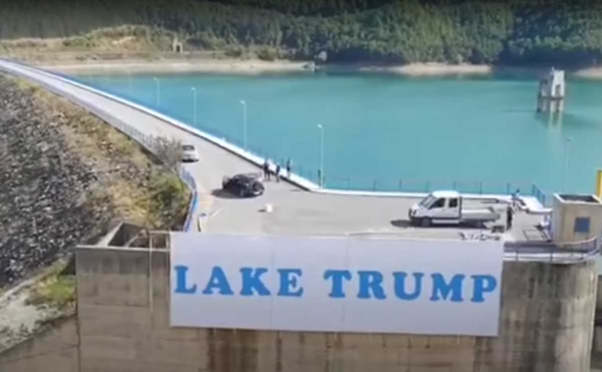 Κόσοβο: Μια λίμνη που την λένε Τραμπ! Της άλλαξαν όνομα προς τιμή του Αμερικανού προέδρου