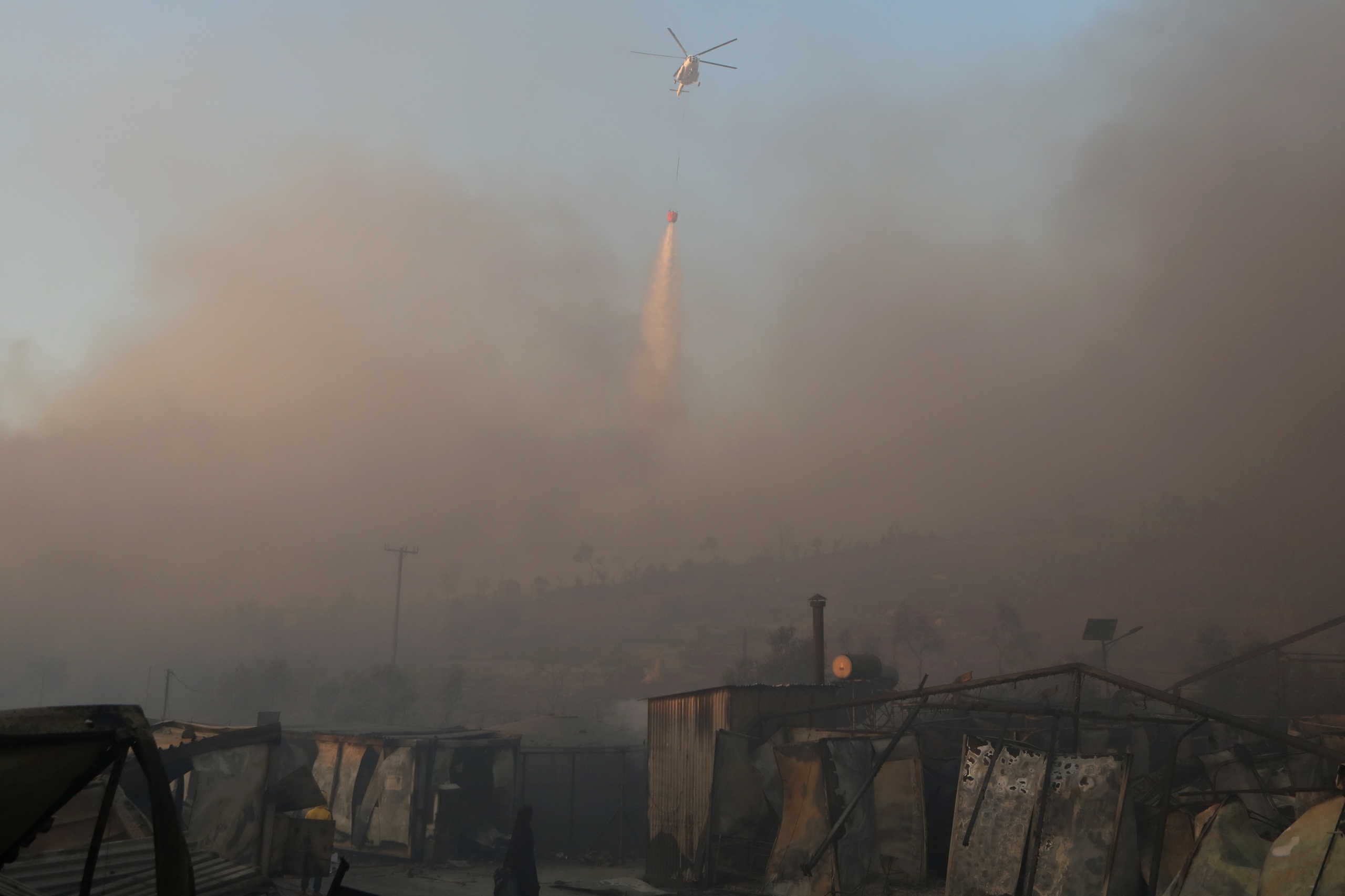 Μόρια: Ενδείξεις υποκίνησης των επεισοδίων και εμπρησμού έχει στα χέρια της η ΕΥΠ