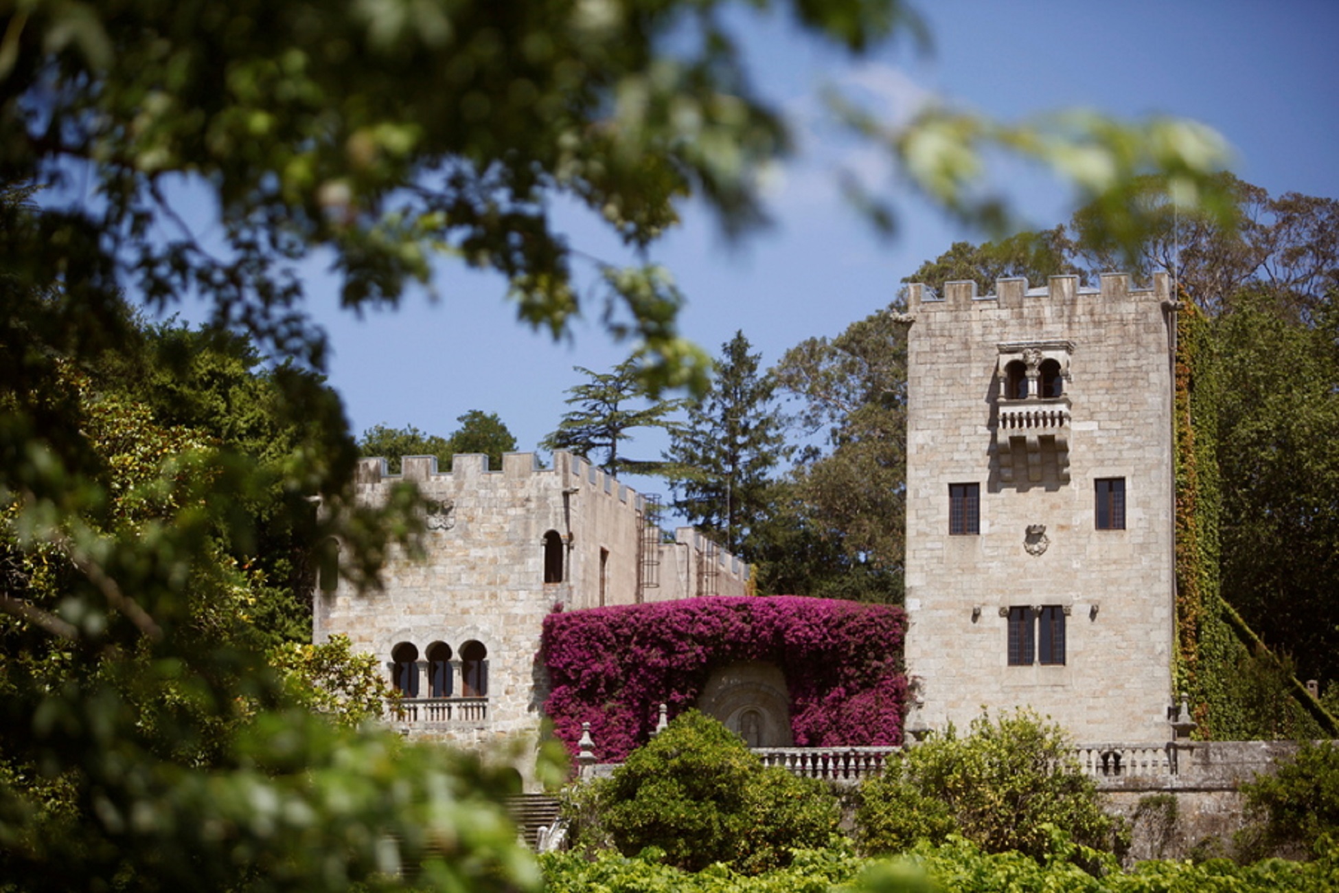 epa07709915 General view of the Pazo de Meiras manor house in La Coruna, northwestern Spain, 11 July 2019. Spanish State Attorney Office sued the descendants of late Spanish dictator Francisco Franco for the irregular possession of the complex, official sources reported. The Spanish Government began the judicial proceedings to recover the ownership of the Pazo de Meiras, a famous country manor that Franco used as a summer residence, alleging that the purchase of the building by Franco in 1941 was done illegally.  EPA