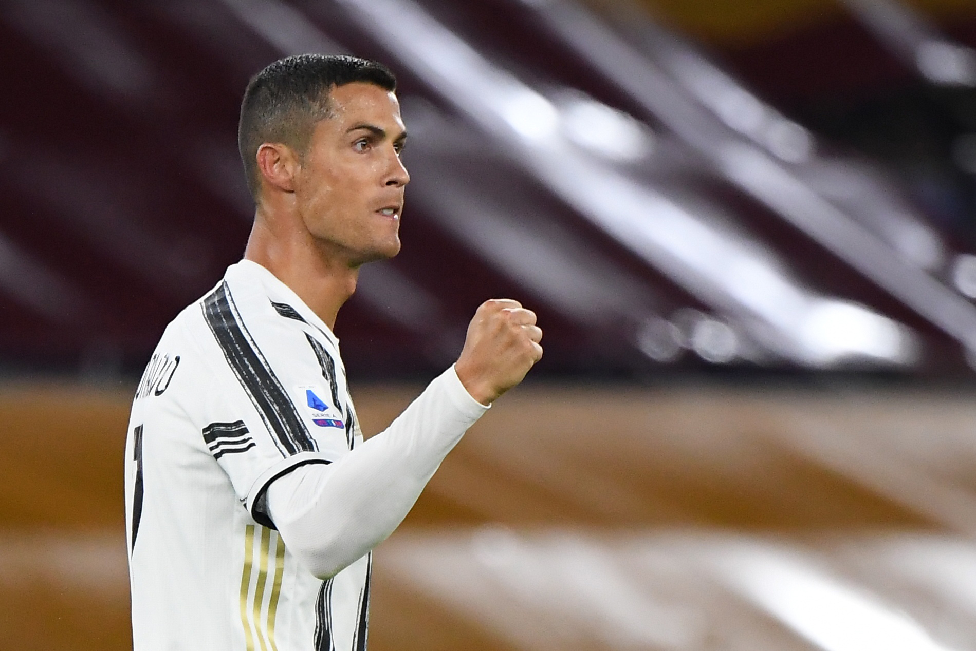Soccer Football - Serie A - AS Roma v Juventus - Stadio Olimpico, Rome, Italy - September 27, 2020. Juventus' Cristiano Ronaldo celebrates scoring their second goal REUTERS